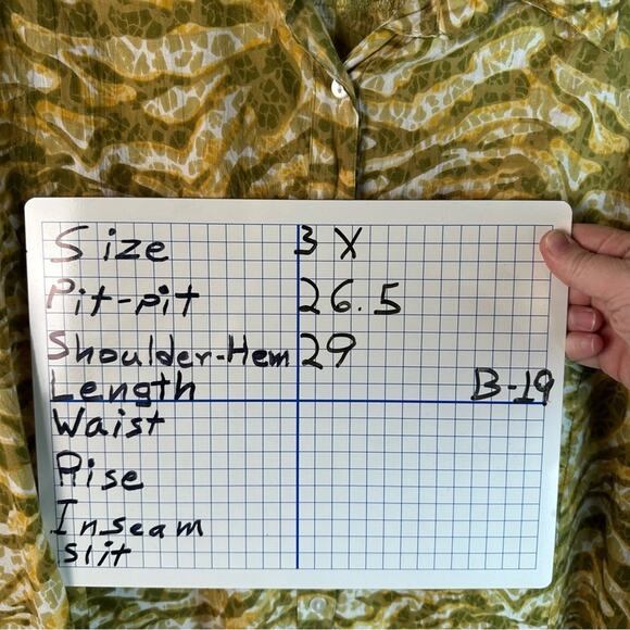 Sarah Morgan vintage blouse button down 3/4 sleeve then lightweight plus size - Picture 9 of 9